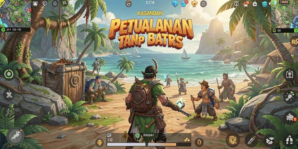 Gameplay <strong>KAGANDAN</strong> yang menakjubkan dalam dunia terbuka.
