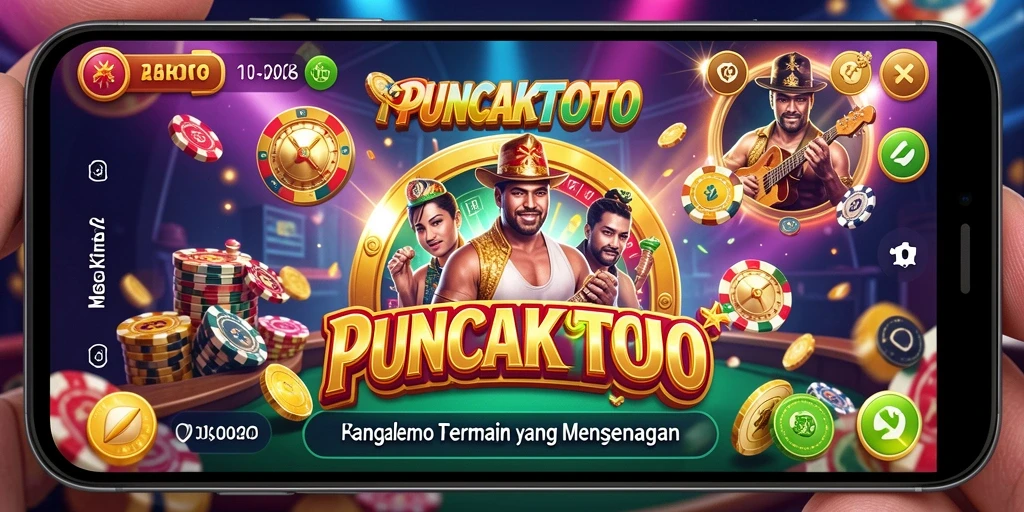 Tampilan gameplay menarik dari PUNCAKTOTO yang menggambarkan suasana Kasino.