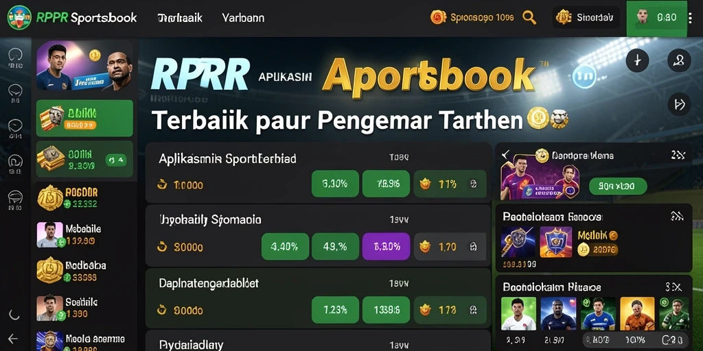 Tampilan antarmuka RPRR yang menarik dan informatif saat bermain taruhan.