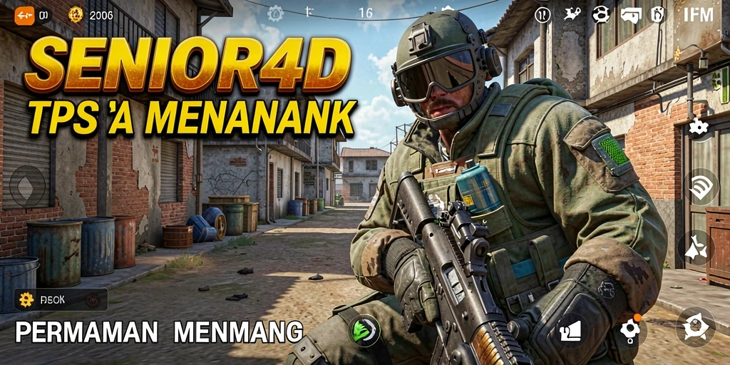 Gameplay SENIOR4D yang menegangkan dalam aksi TPS.